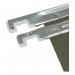 Rexel Multifile Suspension File Manilla 15mm V-base 180gsm Foolscap Green Ref 78008 [Pack 50] 4050082