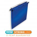 Elba Ultimate Linking Suspension File Polypropylene 15mm V-base Foolscap Blue Ref 100330370 [Pack 25] 4050146