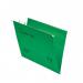 Rexel Crystalfile Flexifile Suspension File 15mm V-base 225gsm Foolscap Green Ref 3000040 [Pack 50] 4050285