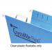 Rexel Crystalfile Flexifile Plastic Tabs Clear Ref 3000057 [Pack 50] 4050302