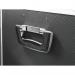 Personal Filing Case Robust Lockable A4 Black and Chrome 4050450