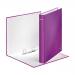 Leitz FSC WOW Ring Binder 2 D-Ring 25mm Size A4 Purple Ref 42410062 [Pack 10] 4051270