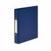 Elba Ring Binder PVC 2 O-Ring Size 25mm A5 Blue Ref 100082443 [Pack 10] 4051372