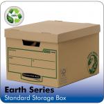 Bankers Box by Fellowes FSC Earth Series Standard Storage Box Brown Ref 4470601 [Pack 10] 4051726
