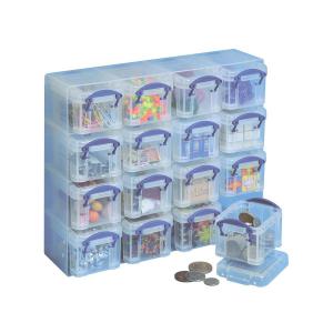 Really Useful Organiser Set Polypropylene 16x0.14L Boxes and Tray