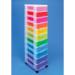 Really Useful Storage Tower Polypropylene 11x7L Drawers Clear/Assorted Ref 11x7CLASS 4052015