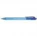 Paper Mate Inkjoy 100 Retractable Ballpoint Pen Medium 1.0mm Tip 0.7mm Line Blue Ref S0957040 [Pack 20] 4052846