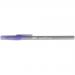 Bic Round Stic Grip Pen 1.0mm Tip 0.32mm Line Purple Ref 920412 [Pack 40] 4052931