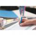 Bic 4-Colour Ball Pen Medium 1.0mm Tip 0.32mm Line Blue Black Red Green Ref 801867 [Pack 12] 4053389