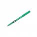 The image features a pack of 12 Pilot V5 Hi-Tecpoint Rollerball Pens in a vibrant green color. Each pen has a liquid ink with a 0.5mm tip and produces a fine 0.3mm line. The pens sleek design includes a comfortable rollerball grip for smooth writing.