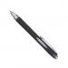 Uni-ball Jetstream RT Rollerball Pen Retractable 1.0mm Tip 0.45mm Line Black Ref 789099000 [Pack 12] 4053944