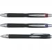 Uni-ball Jetstream RT Rollerball Pen Retractable 1.0mm Tip 0.45mm Line Black Ref 789099000 [Pack 12] 4053944