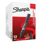 Sharpie W10 Permanent Marker Chisel Tip 1.5-5.0mm Line Black Ref S0192654 [Pack 12] 4054602