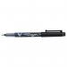 Pilot V-Sign Pen Liquid Ink Permanent Ink Medium 2.0mm Tip 0.6mm Line Blk Ref 4902505134654/SA [Pack 12] 4054710