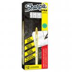 Sharpie China Wax Marker Pencil Peel-off Unwraps to Sharpen White Ref S305061 [Pack 12] 4054845