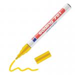 Edding 751 Paint Marker Fine Bullet Tip 1-2mm Line Yellow Ref 4-751005 [Pack 10] 4054953