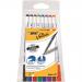 Bic Velleda Marker Whiteboard Dry-wipe 1721 Fine Bullet Tip 1.6mm Line Assorted Ref 505458 [Pack 8] 4055039
