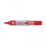 Pilot Begreen V-Board Master Whiteboard Markers Medium Bullet Tip Red [Pack 10] 4055155