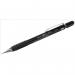 Pentel A315 Automatic Pencil with Rubber Grip and 2 x HB 0.5mm Lead Black Barrel Ref A315-A [Pack 12] 4055297