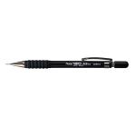 Pentel A315 Automatic Pencil with Rubber Grip and 2 x HB 0.5mm Lead Black Barrel Ref A315-A [Pack 12] 4055297