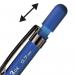 Pentel A317 Automatic Pencil with Rubber Grip and 2 x HB 0.7mm Lead Blue Barrel Ref A317-C [Pack 12] 4055307