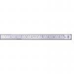 Linex Ruler Stainless Steel Imperial and Metric with Conversion Table 150mm Silver Ref LXESL15 4055428
