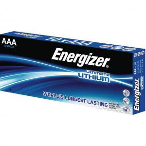Energizer Ultimate Battery Lithium L92 1.5V AAA Ref 639754 Pack 10
