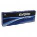 This image shows a pack of 10 Energizer Ultimate AA batteries, featuring a sleek and sturdy design with the iconic Energizer logo. The batteries are made of lithium and have a voltage of 1.5V. The packaging proudly states Energizer - Thats positivenergy. in bold blue letters.