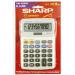 Sharp Desktop Calculator 10 Digit 4 Key Memory BatterySolar Power 108x15x170mm White Ref EL334FB 4057940