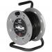 25 Metre 13 Amp 4 Socket outlet Metal Frame Cable Reel  4058207