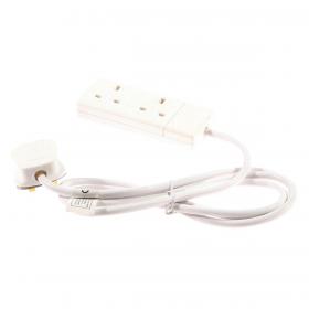 Extension Lead 2-Way Socket 2m Cable 4058211