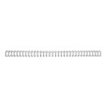 GBC Binding Wire Elements 34 Loop for 55 Sheets 6mm A4 Silver Ref RG810497 [Pack 100] 4058282