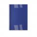 GBC Thermal Binding Covers 1.5mm Front PVC Clear Back Leathergrain A4 Royal Blue Ref IB451003 [Pack 100] 4058593