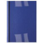 GBC Thermal Binding Covers 3mm Front PVC Clear Back Leathergrain A4 Royal Blue Ref IB451010 [Pack 100] 4058604