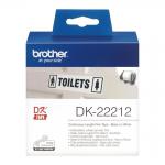 Brother Label Continuous Film 62mmx15.24m White Ref DK22212 4059255