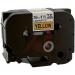 Brother P-touch TZE Label Tape 36mmx8m Black on Yellow Ref TZE661 4059286