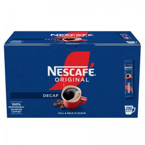 Nescafe Original Instant Coffee Granules Decaffeinated Stick Sachets