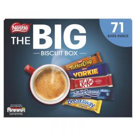 Nestle Big Chocolate Box Five Assorted Biscuit Bars Ref 12391006 Pack of 71 4060185