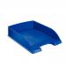 Leitz Letter Tray Robust Polystyrene High Sided with Extra Label Space Blue Ref 52270035 4061592