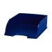 Leitz Letter Tray Plus Jumbo Deep Sided with 2 Label Positions Blue Ref 52330035 4061626