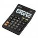 Casio Desktop Calculator 8 Digit 3 Key Memory Battery/Solar Power 103x28.8x147mm Black Ref MS-8TV/MS-8B 4063001