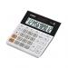 Casio Desktop Calculator 12 Digit 4 Key Memory Battery/Solar 127x28x136mm White/Black Ref MH-12-WE-S-EH 4063029