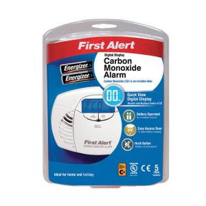 Kidde First Alert Carbon Monoxide Detector Alarm Battery Powered LED