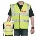 Fire Warden Vest High Visibility Yellow Vest Extra Large Ref WG30106 4065272