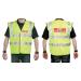 Fire Warden Vest High Visibility Yellow Vest Extra Large Ref WG30106 4065272