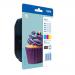 Brother Inkjet Cartridge Rainbow Pack Page Life 600pp Cyan/Magenta/Yellow Ref LC123RBWBP [Pack 3] 4068889