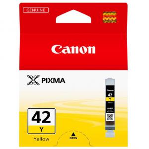 Click to view product details and reviews for Canon Cli 42y Inkjet Cartridge Page Life 284pp 13ml Yellow Ref.