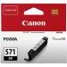 Canon CLI-571 InkJet Cartridge Page Life 398pp 7ml Black Ref 0385C001 4069416