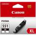 Canon CLI-551XL Inkjet Cartridge High Yield Page Life 1125pp 11ml Black Ref 6443B001 4069503