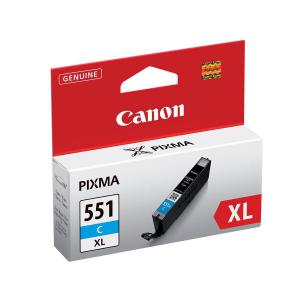 Canon CLI-551C XL Inkjet Cartridge 11ml Page Life 665pp Cyan Ref